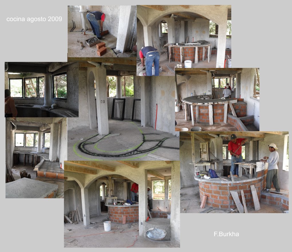 constucción de la cocina