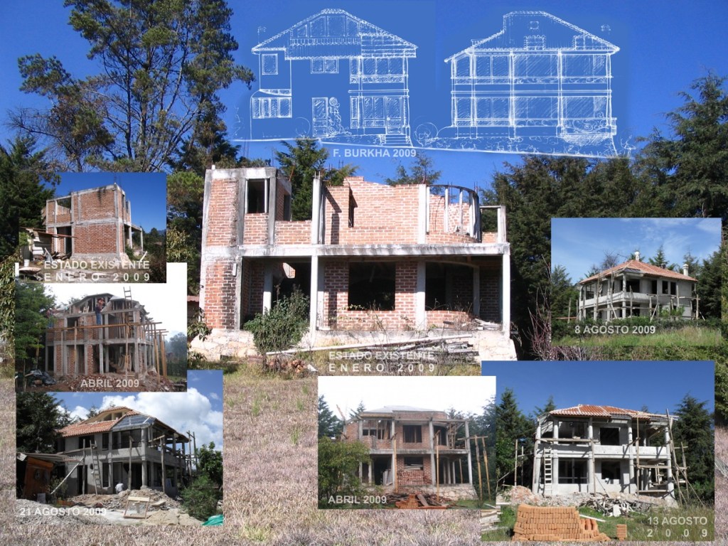 Proyecto de remodelación - enero 2009. Reanudacion de la construcción - marzo 2009