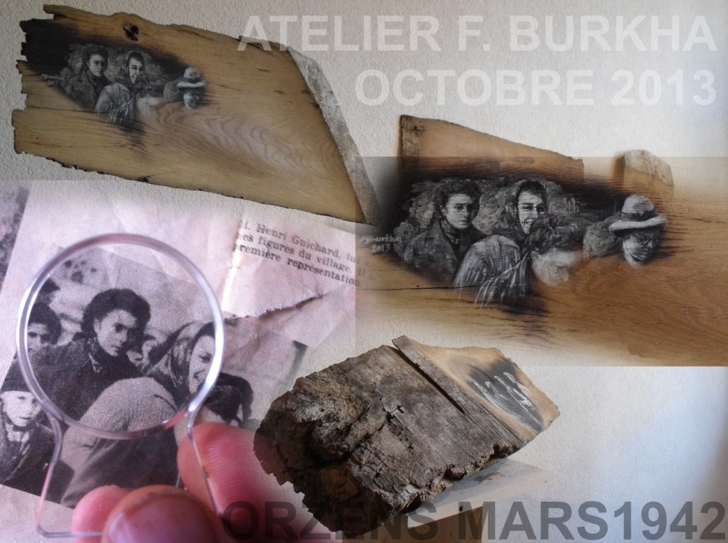 SANS NOM. ACRYLIQUE CENDRE ET TANIN SUR CHÊNE