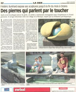 LA PRESSE NV Sandra Weber 12 juin 2003