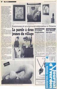 NV Ines Gonin 1er expo orzens 1987