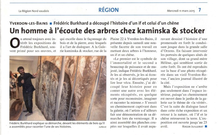 La Region Nord vaudois _11mars2015 Roger Juillerat