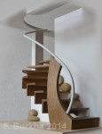 F Burkha sculpture escalier maquette&nbsp;2014