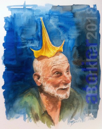 aquarelle humoristique f-burkha 2018